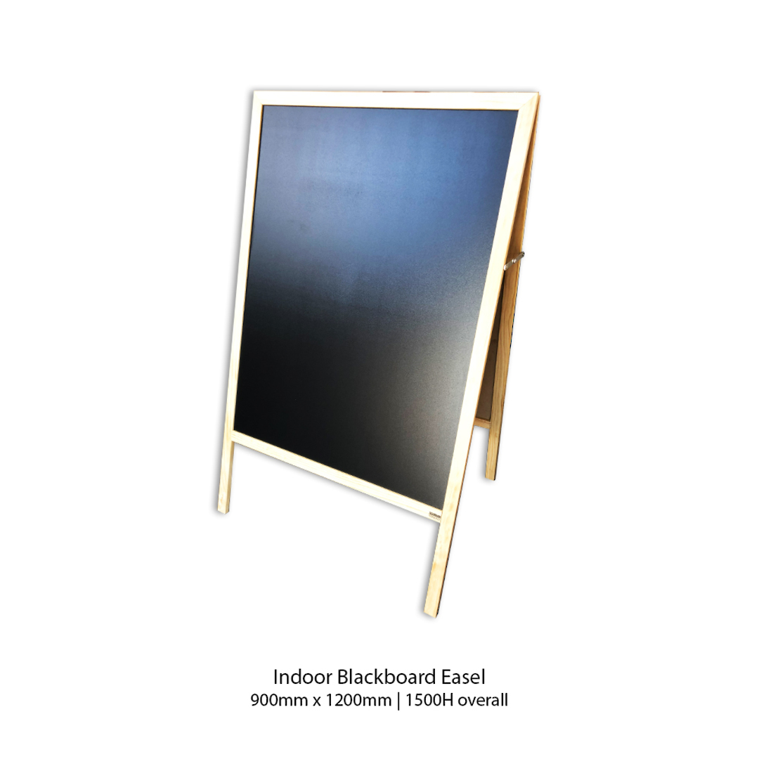 INDOOR SANDWICH BLACKBOARD | Non-magnetic | 900W x 1200H | 1500H o/all image 1